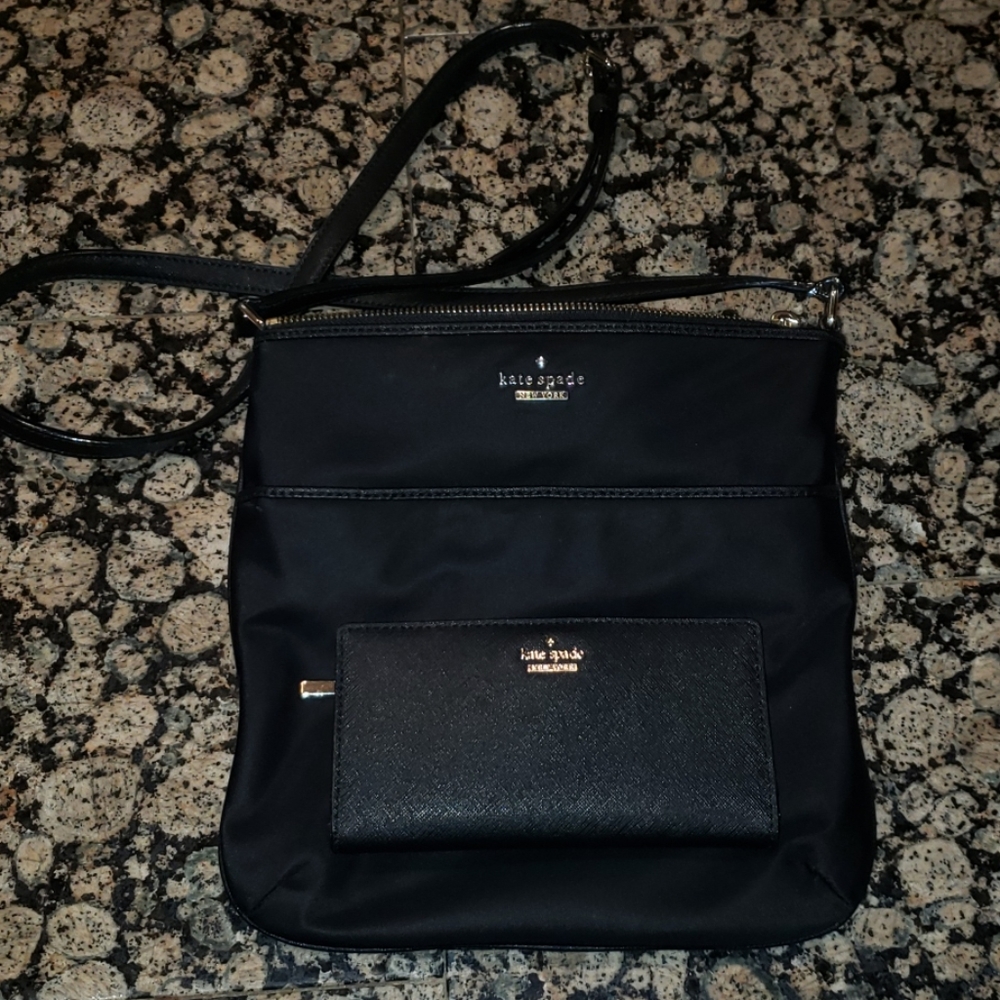 Kate Spade crossbody and bifold wallet
